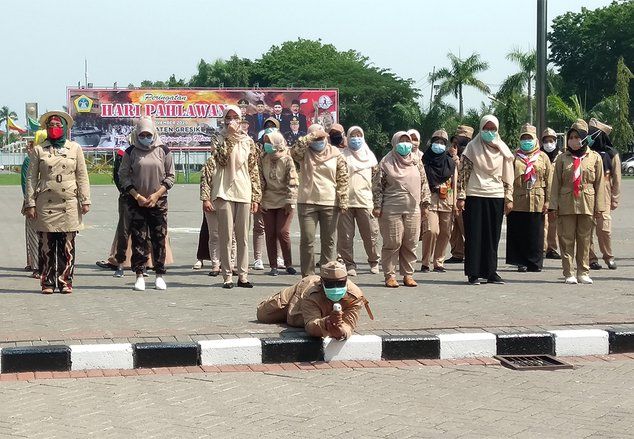 Maknai Hari Pahlawan, Pemda Gresik Gelar Drama Semangat Perjuangan