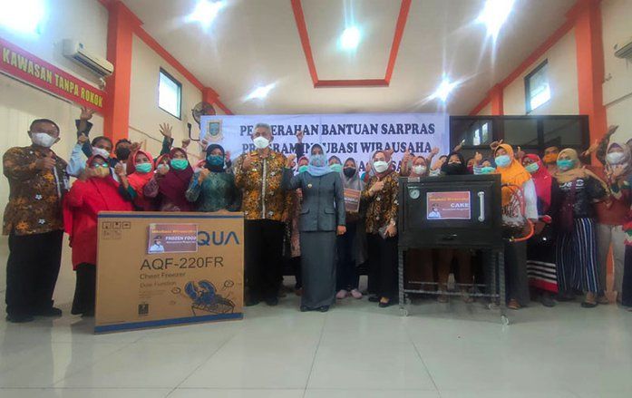 Lulusan Inkubasi Usaha Kota Mojokerto Dapat Bantuan Sarpras Senilai Rp 6 Miliar