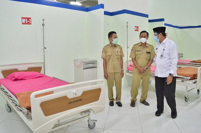 Pondok Observasi dan Rehabilitasi Pasien Cobid-19 Gelora Joko Samudro Resmi Dibuka