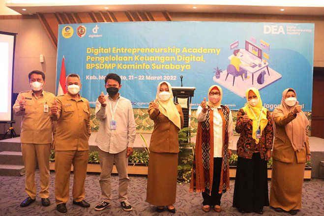 Tingkatkan Daya Saing Digital, Diskominfo Kabupaten Mojokerto Gelar Pelatihan DEA