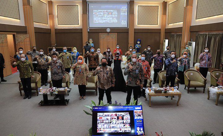 Kunker ke Jatim, Sekjen Kemenkumham Berikan Arahan Kepada Satker Se-Jawa