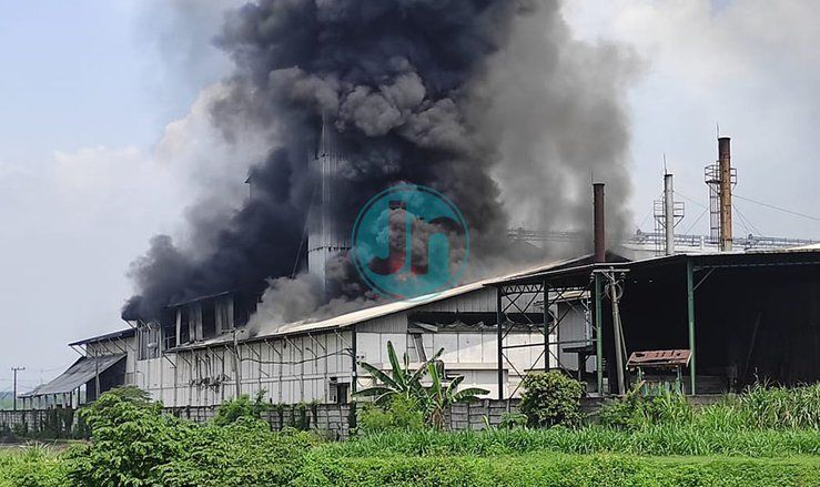 Kebakaran di PT Agrofood Makmur Mandiri Diduga Berasal dari Tempat Produksi