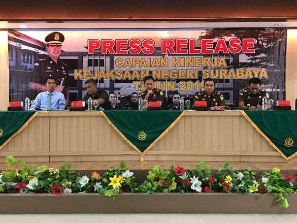 Tahun 2019, Kejari Surabaya Tuntaskan Pidum dan Selamatkan Aset Rp 197&nbsp;Miliar