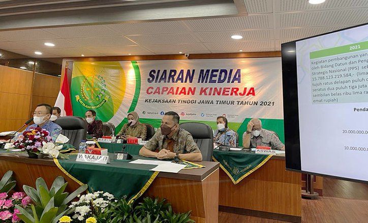 Tahun 2021, Kejati Jatim Berhasil Selamatkan Uang Negara Sebesar Rp 1,55 Triliun