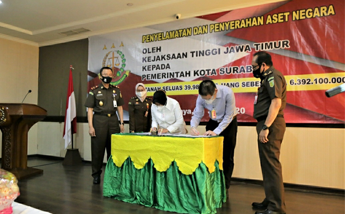 Kejati Jatim Selamatkan Aset Pemkot Surabaya Senilai Rp 61 Miliar