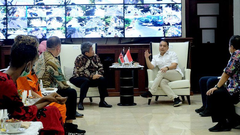 Dikunjungi Stasiun Televisi Nasional Kenya, Eri Cahyadi Jelaskan Mengenai Programnya