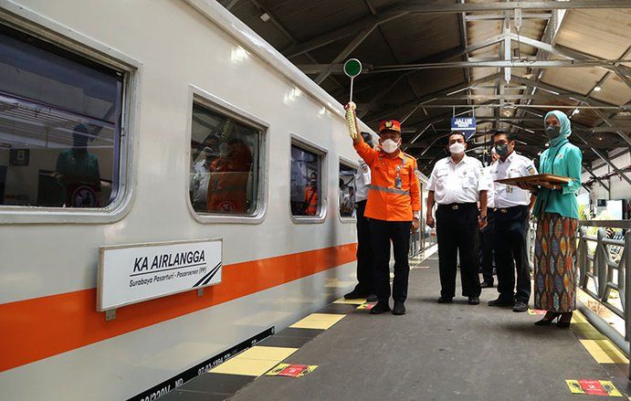 Terinspirasi Nama Pendiri Kerajaan Kahuripan, KA Airlangga Diluncurkan Dengan Tarif Terjangkau