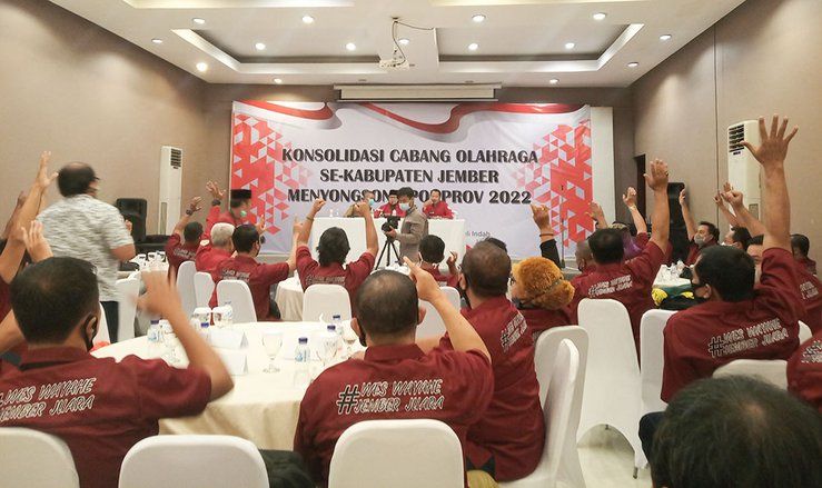 Sempat Ditunda, Cabor Sepakat Lanjutkan Musorkablub KONI Jember