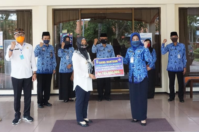 Korpri Berikan Bantuan Covid-19 Senilai Rp 165 Juta Kepada Gugus Tugas&nbsp;