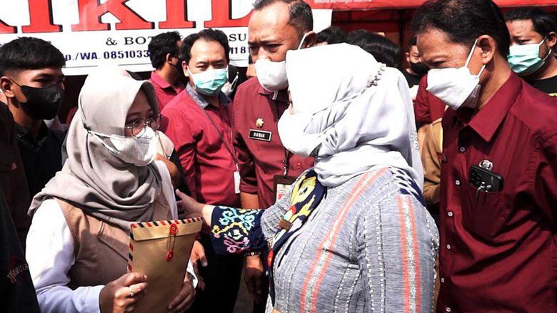 Pencari Kerja Membludak Hadir di Acara Mini Job Fair Kota Mojokerto