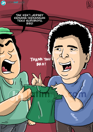Kenangan Maradona di Surabaya
