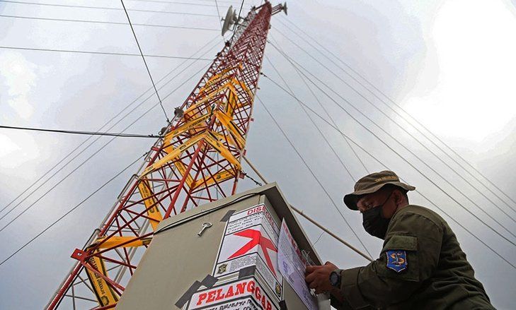 Tak Ber-IMB, 5 Menara Telekomunikasi Disegel