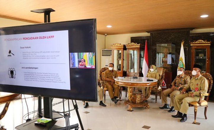  Berantas Korupsi, Wali Kota Mojokerto Hadiri Rakor Bersama Kemendagri, KPK dan LKPP