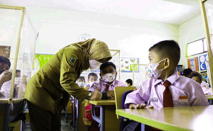Masuk Level 2, Pendidikan di Mojokerto Terapkan Metode Blended Learning