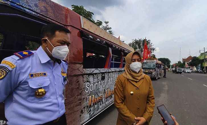 Jadi Pendukung Destinasi Wisata, Ning Ita Uji Coba Shuttle Car