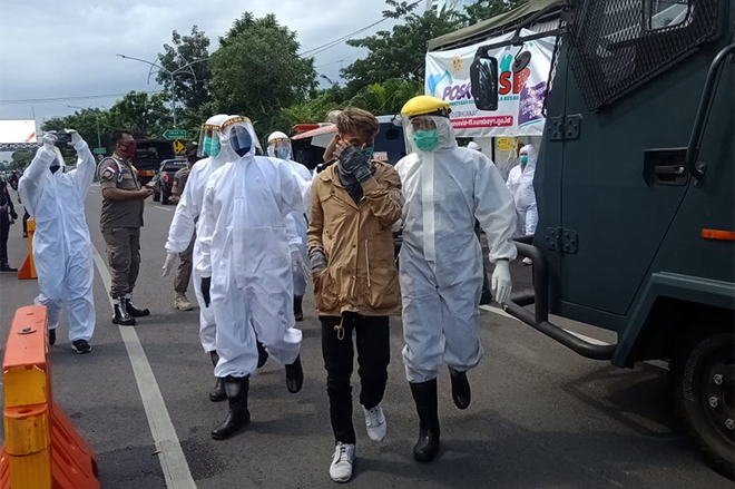 ODP Jember Mudik ke Sampang Terjaring PSBB di Surabaya, Disuruh Putar Balik