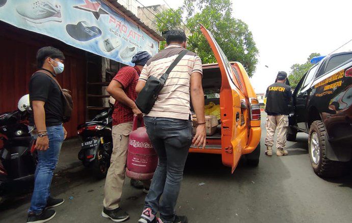 Ledakan di Mojokerto: Polisi: Ada Kebocoran di Tabung Elpiji 12 Kilo
