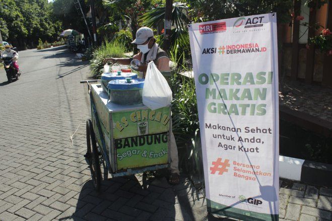 Covid-19, Operasi Makan Gratis Jangkau Sidoarjo