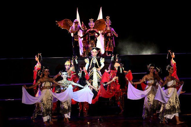 Sejarah Sumpah Merah Putih "Gayatri Rajapatni” Dalam Peran Wayang