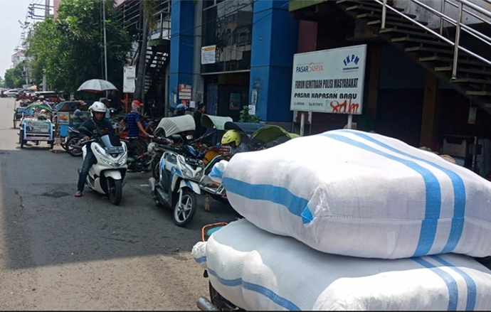 Imbas Covid-19, Dua Pasar Pusat Grosir di Surabaya Ditutup Sementara