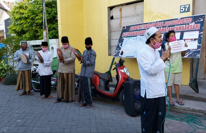 Pasien Sembuh Covid-19 Warga Kampung Rahtu Disambut Hangat