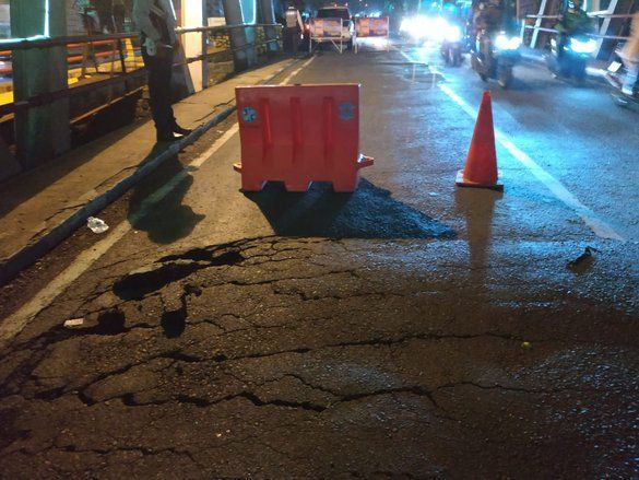 Balok Penyangga Jembatan Bangil Patah, Ini Kata BBPJN Surabaya