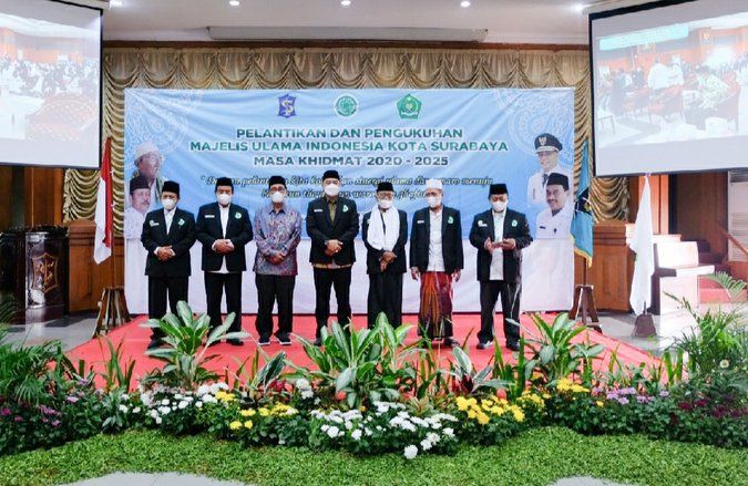 Umara dan Ulama Jadi Satu Kesatuan yang Tak Terpisahkan di Pelantikan Eri Cahyadi