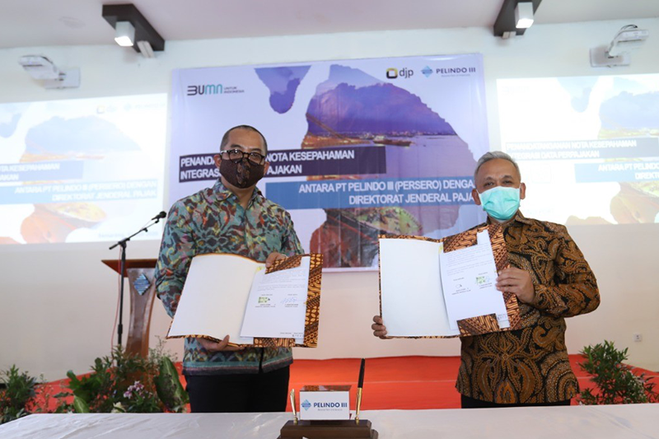 Pelindo III Jalin Kerjasama dengan Dirjen Pajak