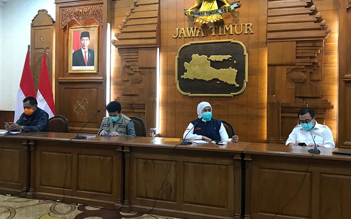 Pamekasan, Jombang, Banyuwangi Zona Merah, Total Pasien Positif Covid-19 di Jatim 90 Orang