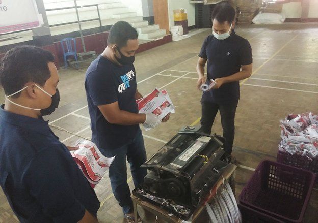 Jelang Pencoblosan, KPU Mojokerto Musnahkan 3.649 Surat Suara Rusak