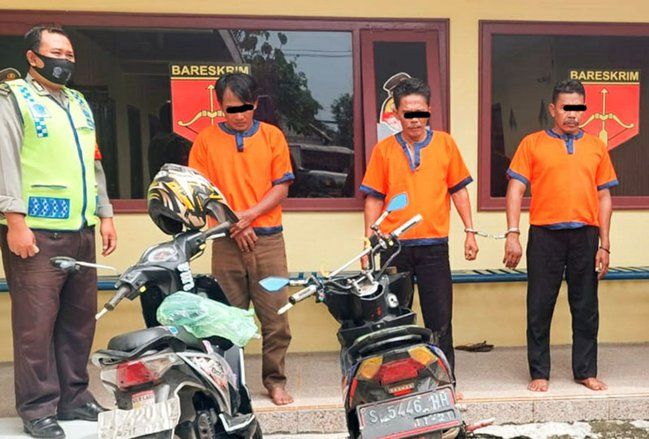 Pencuri Tembaga Milik PT Indosat Asal Tuban Diamankan Polisi Gresik