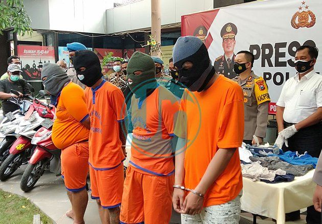 Curi Motor, Bandit Jalanan Asal Surabaya dan Sidoarjo Diringkus