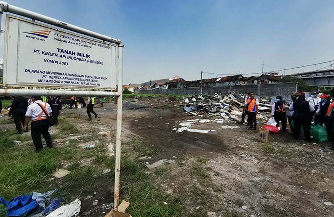 Daop 8 Mulai Tertibkan Aset Negara Seluas 8.700 Meter Persegi