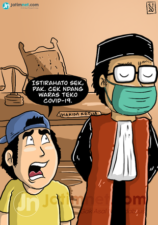 Reaktif dan Positif Covid-19 di Pengadilan