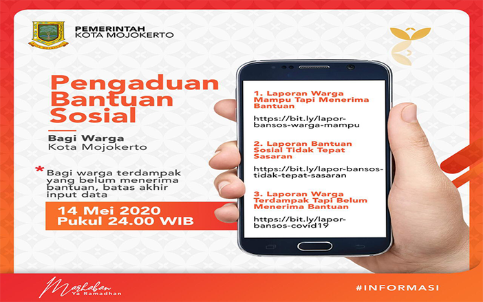 Pemkot Mojokerto Lakukan Verifikasi Data Bantuan Sosial Warga Terdampak Covid-19