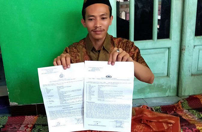 Jadi Korban Penganiayaan, Guru Madrasah di Gresik Lapor Polisi