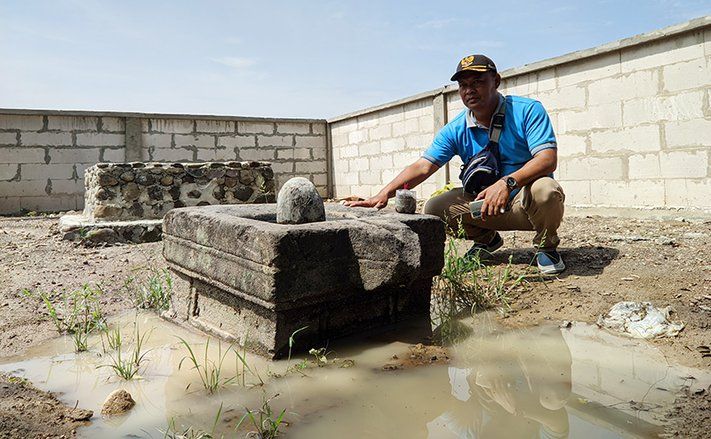 Batu Lingga Yoni Peninggalan Kerajaan Sriwijaya Dikabarkan Dapat Meningkatkan Kesuburan