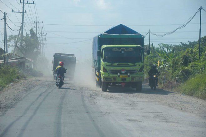 Jalan Raya Cerme Gresik Ditutup Tiga Bulan