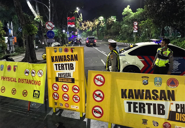 Tiga Ruas Jalan Protokol di Surabaya Ditutup Kembali, Ini Alasannya