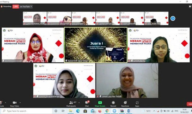 Mahasiswa Akuntansi UHW Perbanas Raih Juara 1 <em>Tax Debate Competition </em>2021