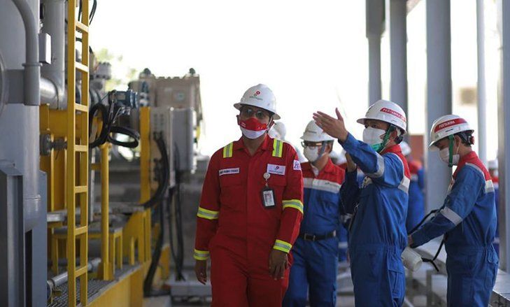 Pertamina Sukses Uji Coba Penyaluran Minyak Pertama Proyek Pipa Rokan
