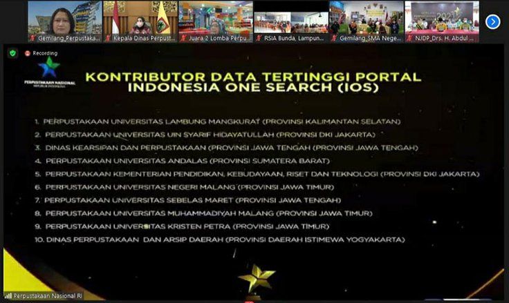 Terima Penghargaan Perpusnas, UK Petra Jadi Satu-satunya Perpustakaan Perguruan Tinggi di Surabaya