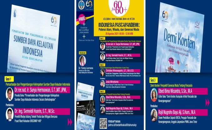 Rangkaian 60 tahun UK Petra, Adakan Bincang Buku Tentang Indonesia Pasca Pandemi