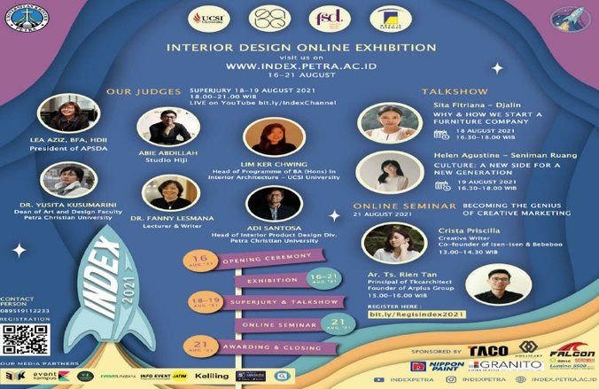 Desain Interior UK Petra Gelar Pameran Virtual Internasional karya Tugas Akhir Mahasiswa