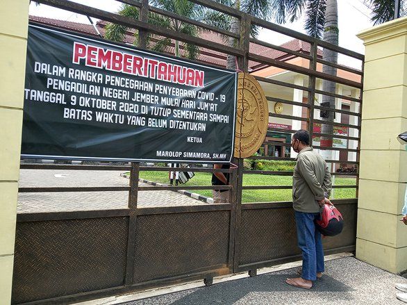 Tutup 2 Hari, 19 Pegawai PN Jember Covid-19