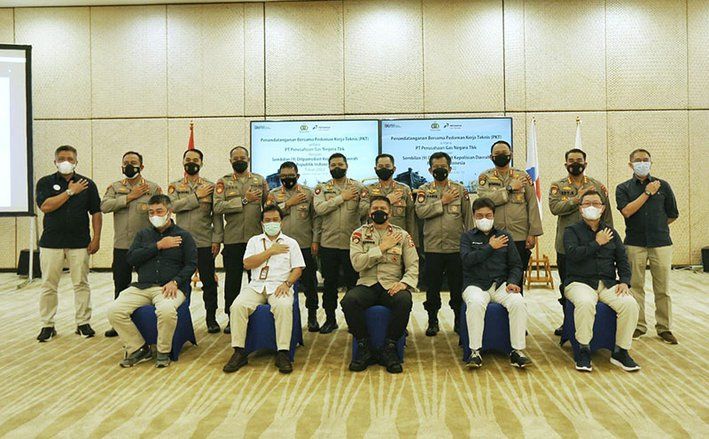 PGN Subholding Gas Pertamina Gandeng 9 Polda RI Jaga Pengamanan Obvitnas Gas Bumi