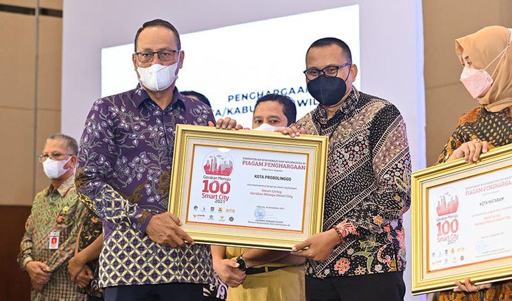 Layanan Siskia Procantik Kota Probolinggo Raih Penghargaan Kemenkominfo