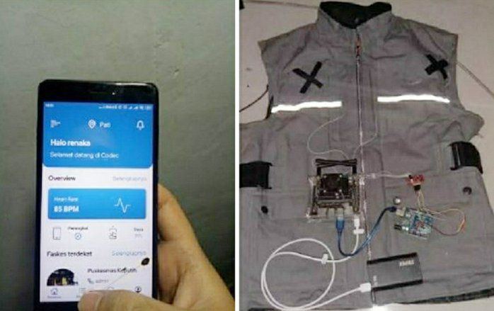 Mahasiswa ITS Ciptakan Rompi Detektor Serangan Jantung Koroner