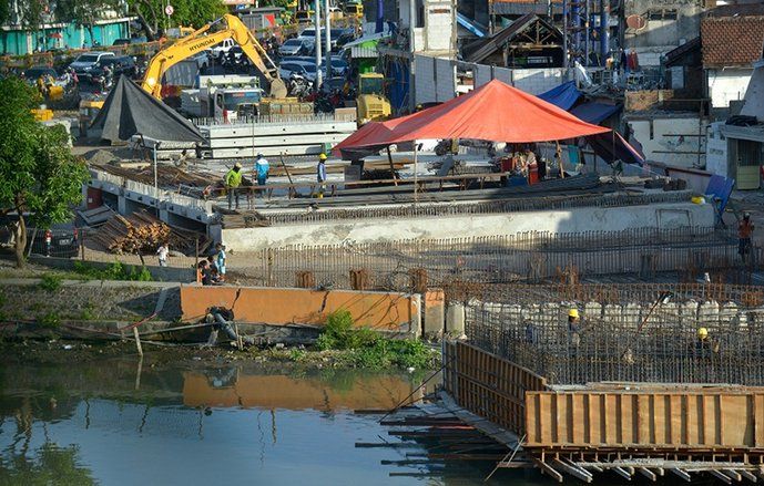 Ditarget Rampung Akhir Tahun, Pembangunan Jembatan Joyoboyo Kini Sudah 35 Persen