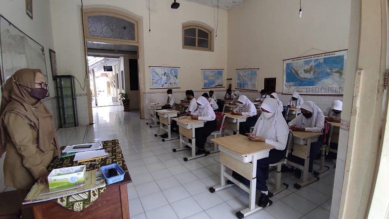 PPKM Level 3, Kota Mojokerto Kembali Berlakukan Pembelajaran Daring